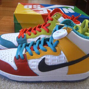 Size 11.5 - Nike froSkate x Dunk SB High All Love No Hate Shoes New with Box